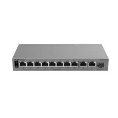 Reyee RG-ES211GS-P 10-портовый гигабитный Cloud-Managed PoE коммутатор с 1 SFP