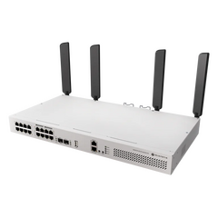 MikroTik CRS418-8P-8G-2S+5axQ2axQ-RM — PoE kommutator