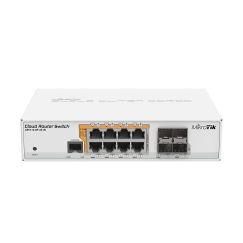 MikroTik CRS112-8P-4S-IN управляемый PoE коммутатор с 8x Gigabit и 4x SFP