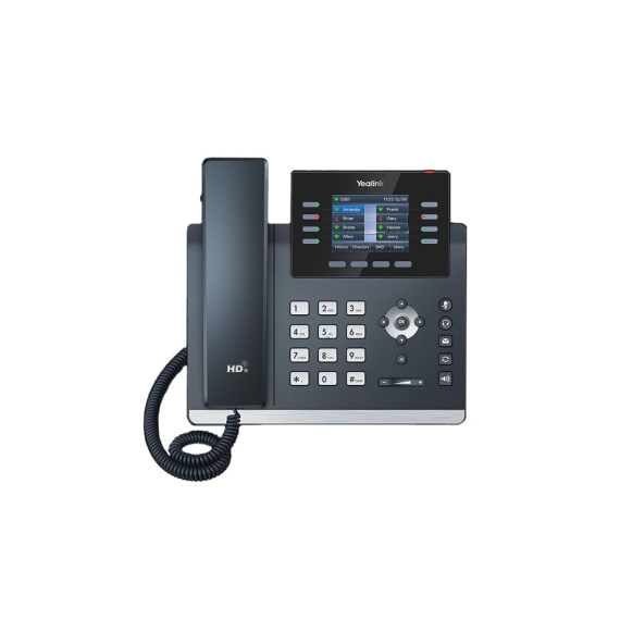 Yealink SIP-T44W настольный IP-телефон с Wi-Fi, Bluetooth и PoE
